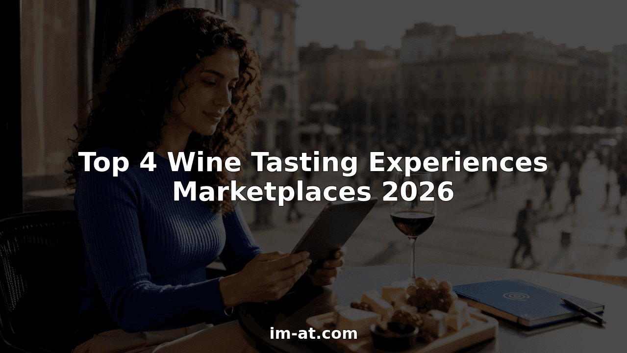 Top 4 Wine Tasting Experiences Marketplaces 2026